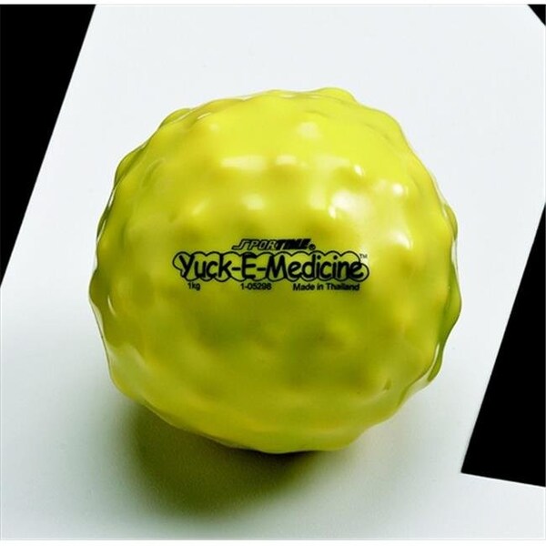 Sportime Sportime 021252 2.2 Lbs. - 5 In. Yuck-E-Medicine Ball - Yellow 21252 - main